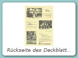 Rückseite des Deckblattes Katalog aus dem Jahr 1974