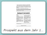 Prospekt aus dem Jahr 1979