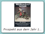 Prospekt aus dem Jahr 1980
(dieses Tandem befindet sich noch heute in meinem Besitz, wenn auch mit einigen Umbauten, und wird sogar von uns gefahren)