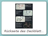 Rückseite des Deckblattes Katalog aus dem Jahr 1982