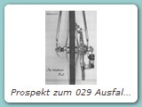 Prospekt zum 029 Ausfallende aus dem Jahr 1982