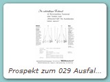 Prospekt zum 029 Ausfallende aus dem Jahr 1982