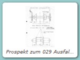 Prospekt zum 029 Ausfallende aus dem Jahr 1983