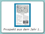 Prospekt aus dem Jahr 1984