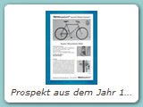 Prospekt aus dem Jahr 1984