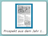 Prospekt aus dem Jahr 1984