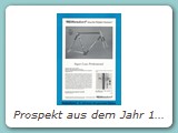 Prospekt aus dem Jahr 1986