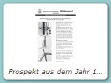 Prospekt aus dem Jahr 1996