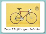 Zum 25-jährigen Jubiläum erschien 1997 dieser Prospekt und nahm damit die Gründungszeit auf.