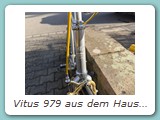 Vitus 979 aus dem Hause Mittendorf
Neuaufbau mit Galli Criterium Oro
Eigentümer: Uwe Harrmann, Stuttgart