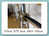 Vitus 979 aus dem Hause Mittendorf
Neuaufbau mit Galli Criterium Oro
Eigentümer: Uwe Harrmann, Stuttgart