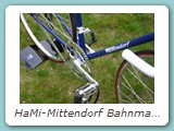 HaMi-Mittendorf Bahnmaschine Professional Super-Champion aus Ende der 1970er Jahre; Rohrsatz müsste Super Vitus 971 sein; der Rahmen ist aus Österreich zu mir gekommen und wurde von mir vollständig restauriert
Eigentümer: Johannes Mittendorf, Uetersen